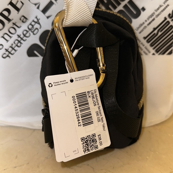 🍋LULULEMON RARE City Adventure Backpack Nano * VELOUR New with Tags - Picture 2 of 7